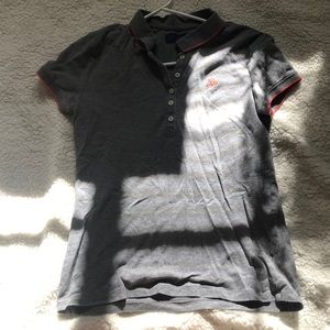 Aeropostale Grey/Pink Polo